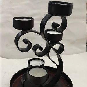 Gothic Candle Holder with 5 Tealight Candles